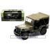 Welly - Scale 1/18 - Jeep Willys US Army