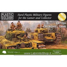 Plastic Soldier World War 2 British Churchill Tank - 5 Vehicles 1/100
