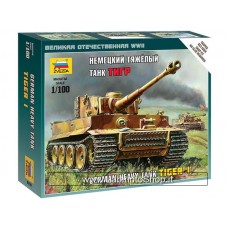 Zvezda 6256 German Heavy Tank Pz.Kpfw. VI Tiger I 1/100