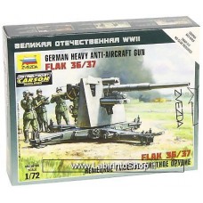 Zvezda 6158 German Heavy Anti-aricraft Gun Flak 36/37 1/72