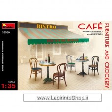 Miniart - 35569 - Cafe Furniture and Crockery