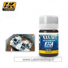 AK Interactive - AK301 - Dark Wash For Wood Deck