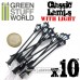 Green Stuff World 10x Classic Lamps with LED Lights