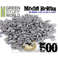 Green Stuff World Model Bricks - Grey x500