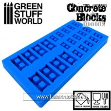 Green Stuff World Silicone molds - Concrete Bricks