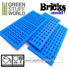 Green Stuff World Silicone molds - BRICKs