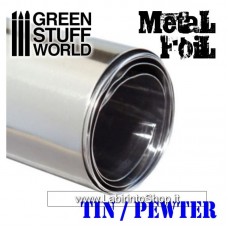 Green Stuff World Flexible Metal Foil - TIN / PEWTER