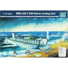 Trumpeter WW2 LCM 3 USN Vehicle Landing Craft 1/144