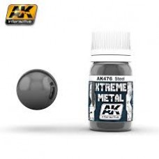AK Interactive - AK476 - Xtreme Metal - Steel - 30ml