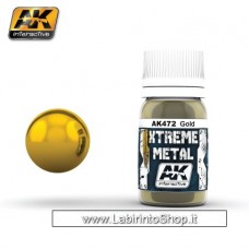 AK Interactive - AK472 - Xtreme Metal - Gold - 30ml