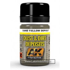 AK Interactive - AK4061 - Dust and Dirt Deposit - Sand Yellow Deposit