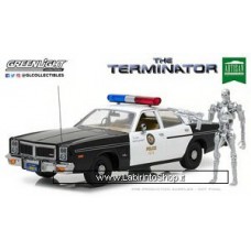 Greenlight 1:18 1977 Dodge Monaco Metropolitan Police with T-800 Terminator - 