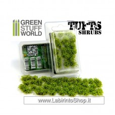 Green Stuff World Shrubs TUFTS - 6mm self-adhesive - Light Green