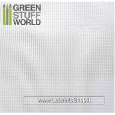 Green Stuff World ABS Plasticard - ENGINE GRATE Textured Sheet - A4