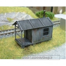 Unit Models - Small Shack - HO-006P - Asembled and Pre-Painted