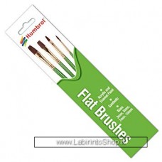 Humbrol Flat Brushes Kit 