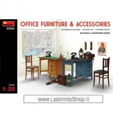 Miniart 1/35 - Office Furniture & Accessories