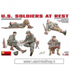 Miniart 1/35 - U.S. Soldiers at Rest WWII