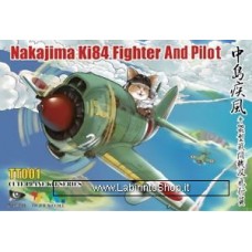 Tiger Model (Cute Scale) TT-001 WWII Japanese Nakajima Ki-84 Fighter With Pilot