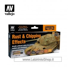 Vallejo Model Color Set - Figure Color Series - Rust and Chipping 70.186