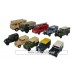 Oxford Land Rover Military Set 10 Pieces 1/87