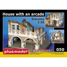 PlusModel 050 - House with Arcade 1/35