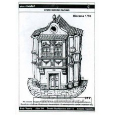 PlusModel 017 - Civic House Facing 1/35