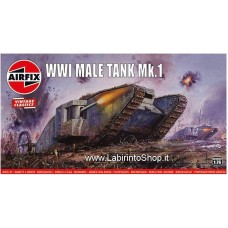Airfix - 1/76 - Vintage Classics - WWI Male Tank Mk.I