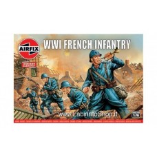 Airfix - 1/76 - Vintage Classics - WWI French Infantry 