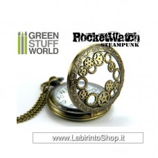 Green Stuff World SteamPunk Pocketwatch Gears and Cogs design