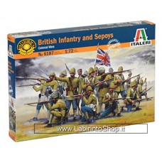 Italeri 6187 - Colonial War - British Infantry And Sepoys 1/72