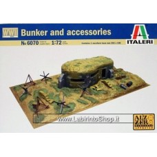 Italeri 6070 - Bunker And Accessories  1/72