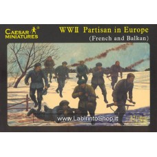 Caesar Miniatures  WWII Set H056 Partisans in Europe 1/72