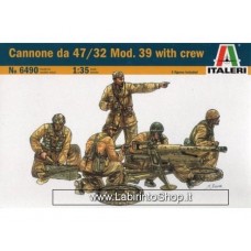 Italeri - 6490 - Italian Cannone 47/32 Mod. 39 with Crew 1:35