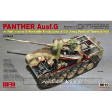 Rye Field 1/35 Panther Ausf.G with Full Interior & Cut Away Parts RM-5019