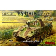 Meng TS-035 WWII German Medium Tank Sd. Kfz. 171 Panther Ausf. A Late 1/35 Scale