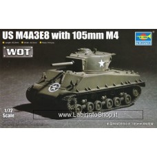 Trumpeter 1/72 US M4A3E8 Sherman with 105mm M4 