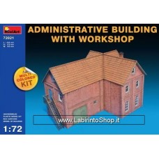Miniart 72021- Administrative Building With Workshop 1/72