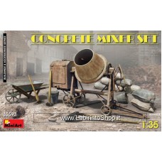 Miniart 35593 - Concrete Mixer Set  1/35