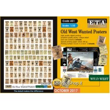ETA Diorama - 451 - Wild West - 1/35 - Old West Wanted Posters
