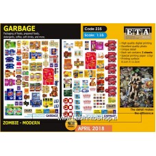 ETA Diorama - 235 - Zombie Modern - 1/35 - Garbage