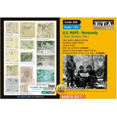 ETA Diorama - 405 - WWII - 1/35 - U.S. Maps - Normandy