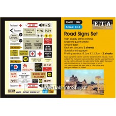 ETA Diorama - 1502 - WWII - 1/35 - Road Signs Set