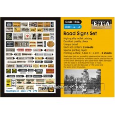 ETA Diorama - 1506 - WWII - 1/72 - Road Signs Set