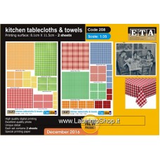 ETA Diorama - 208 - For All Season - 1/35 - Kitchen Tablecloth and Towels