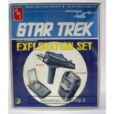 AMT Star Trek EXPLORATION SET model props: Phaser Communicator, Tricorder 
