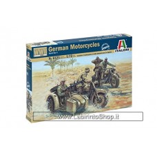 Italeri 6121 - WWII German Motorcycles modellismo soldatini Scala 1:72