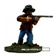 Dixon Minitures - Plains Wars - Indians - wg02 - Standing firing shotgun
