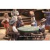 Dixon Minitures - Plains Wars - Indians - wgv3 - Poker set - including table and four poker players 