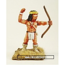 Dixon Minitures - Plains Wars - Indians - AP06 - Warrior- standing shooting bow - half naked
